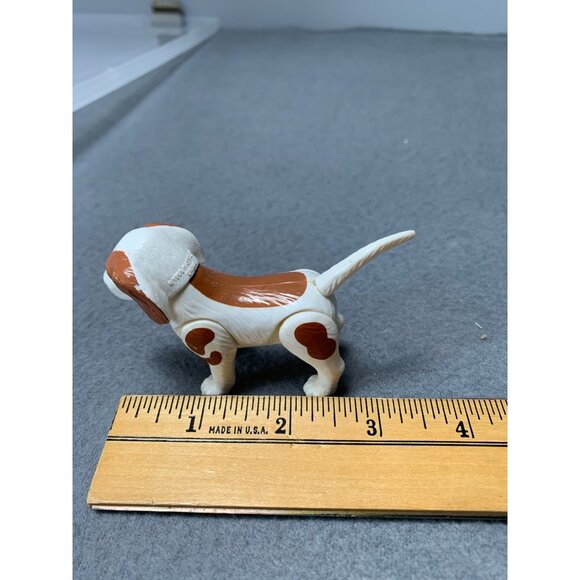 Mattel Barbie Vet 1996 Pet Doctor Brown & White Dog Puppy Spotted Figurine - Picture 7 of 9